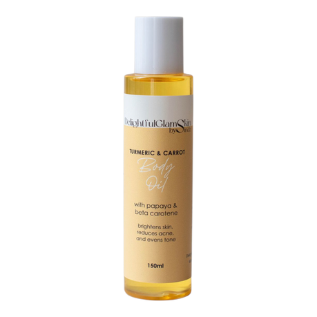 Delightful Glam Turmeric & Carrot Body Oil - 150ml